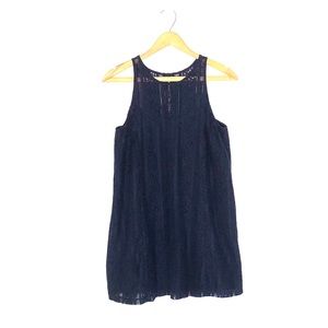 Abercrombie & Fitch Women’s Lace Blue A-Line Dress